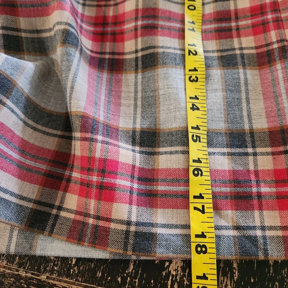 J. Crew Plaid Sidewalk Skirt Women Sz 14‎ (32